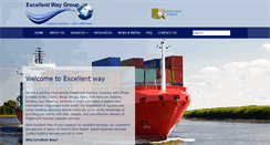 Desktop Screenshot of excellentwaycargo.com